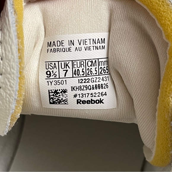 Reebok Club C Form High-top Sneaker Sz 9.5 In Chalk/Peach Fuzz/Burnt Orange NWT - Picture 10 of 10